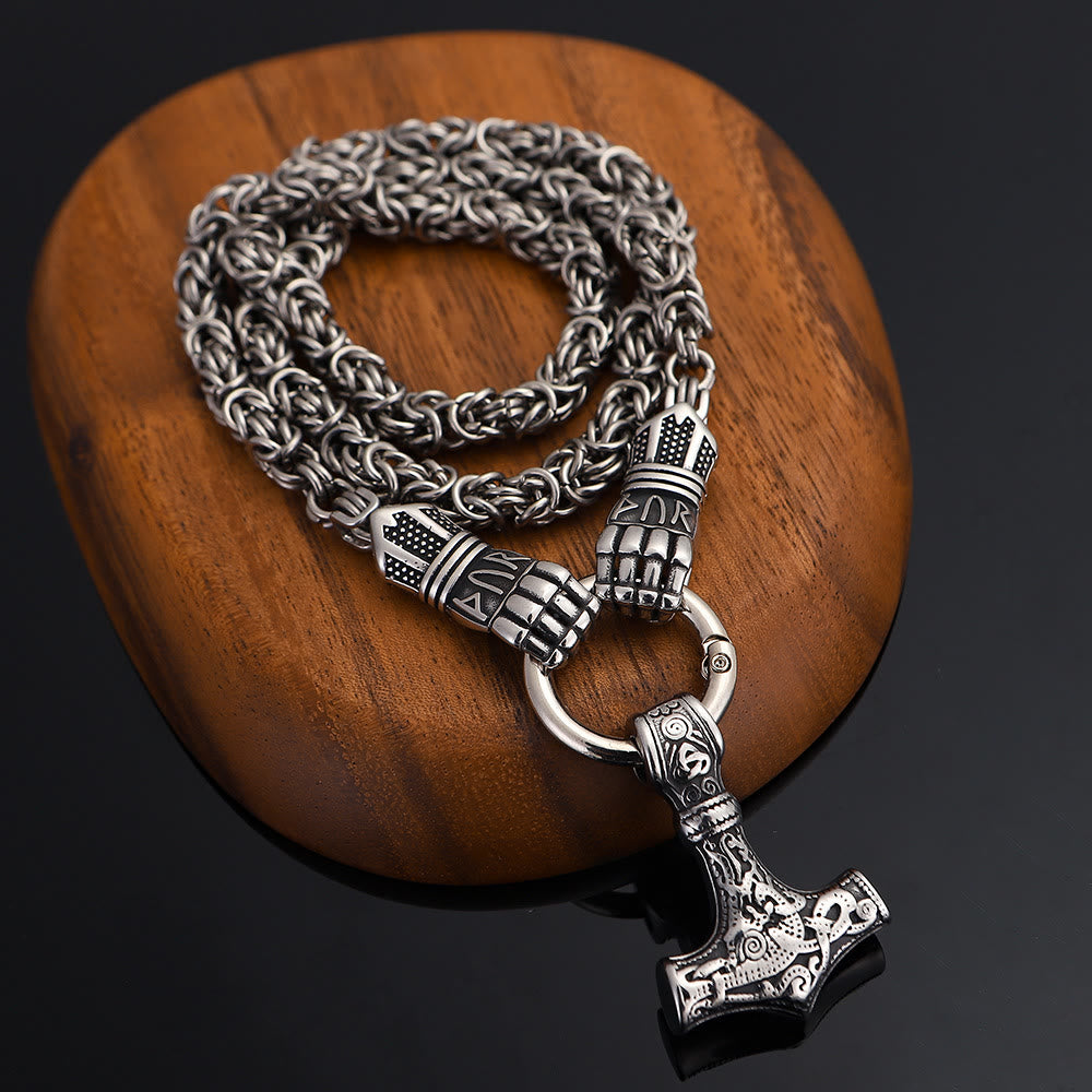 WorldNorse Viking Mjölnir Thors Hammer Halskette