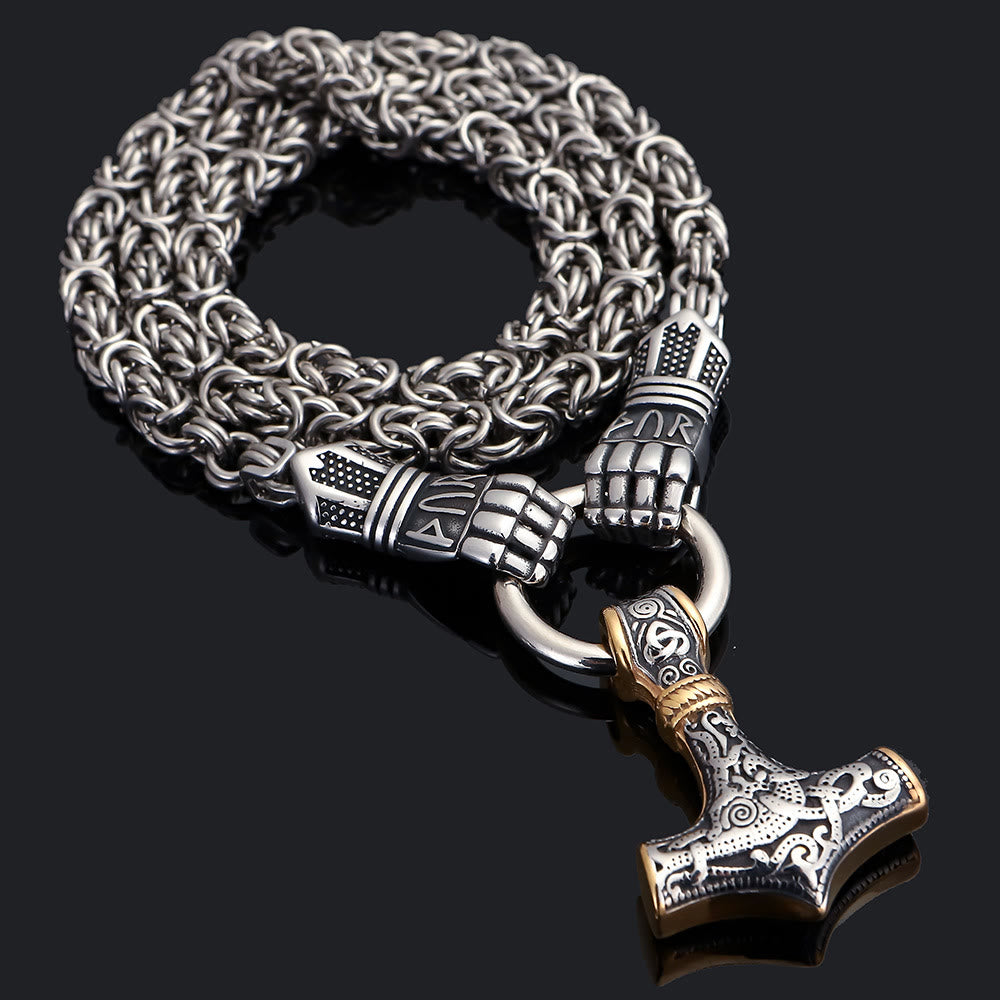 WorldNorse Viking Mjölnir Thors Hammer Halskette