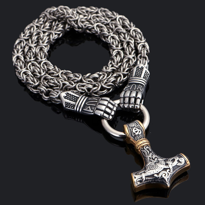 WorldNorse Viking Mjölnir Thors Hammer Halskette