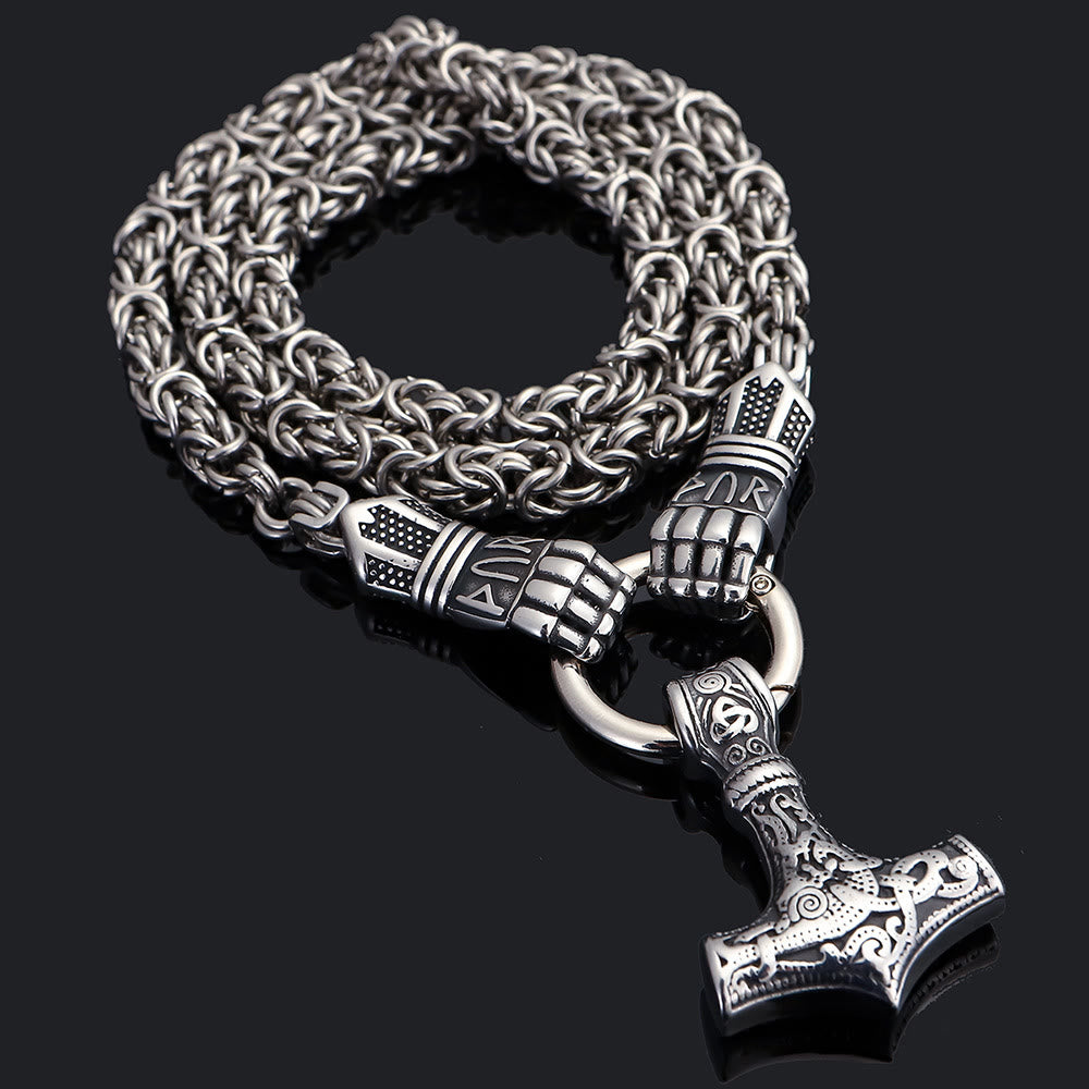 WorldNorse Viking Mjölnir Thors Hammer Halskette