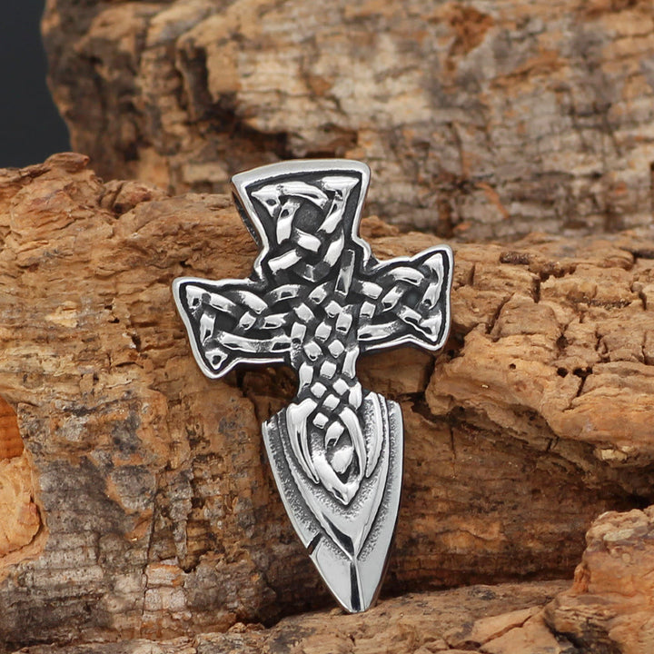 WorldNorse Keltischer Knoten Schwert Halskette