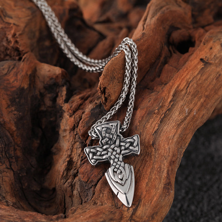 WorldNorse Keltischer Knoten Schwert Halskette