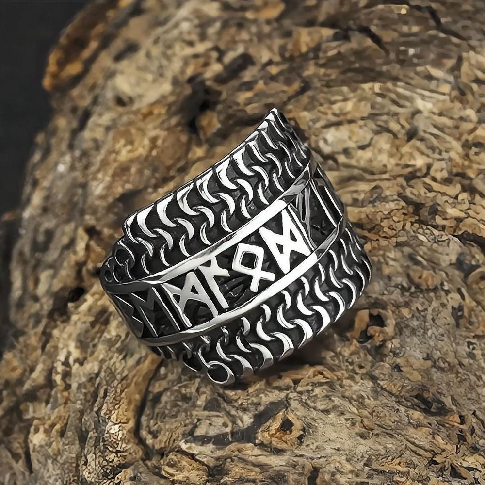 WorldNorse Wikinger Rune aus Titanstahl