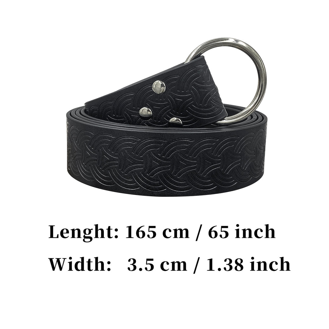 WorldNorse Vintage-Gürtel aus geprägtem Leder