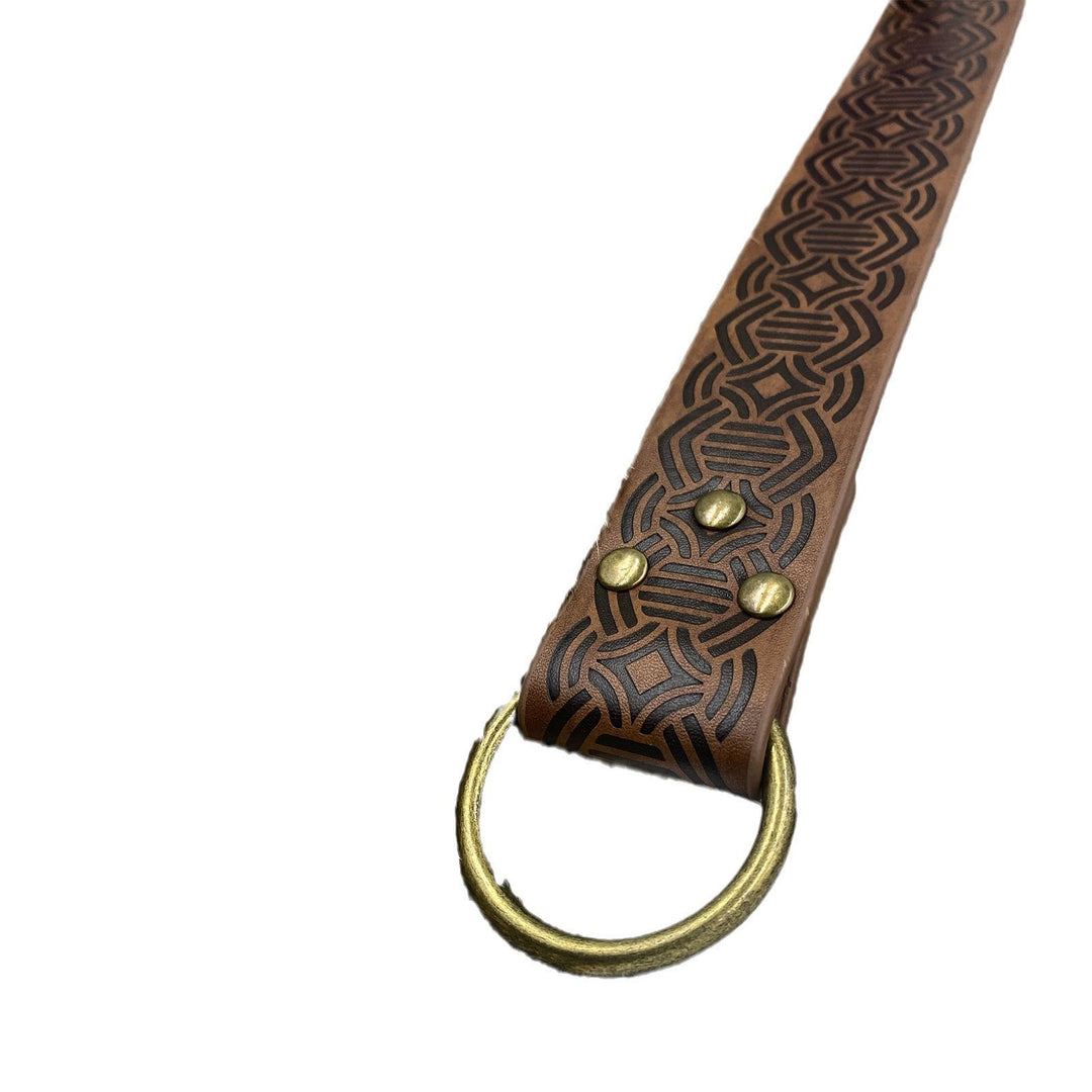 WorldNorse Vintage-Gürtel aus geprägtem Leder