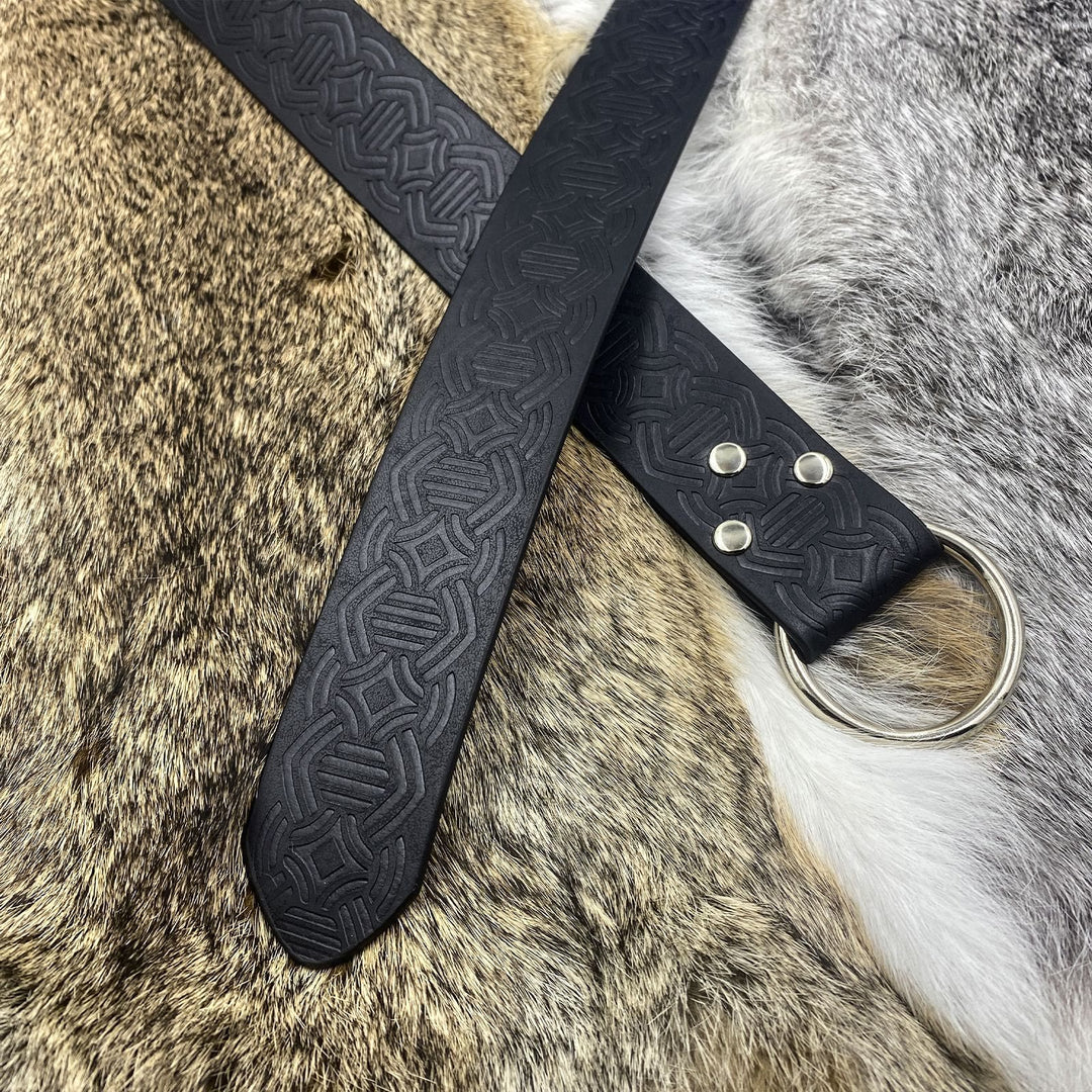 WorldNorse Vintage-Gürtel aus geprägtem Leder