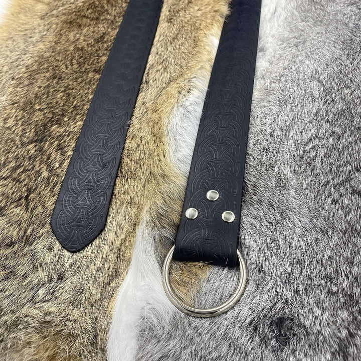 WorldNorse Vintage-Gürtel aus geprägtem Leder