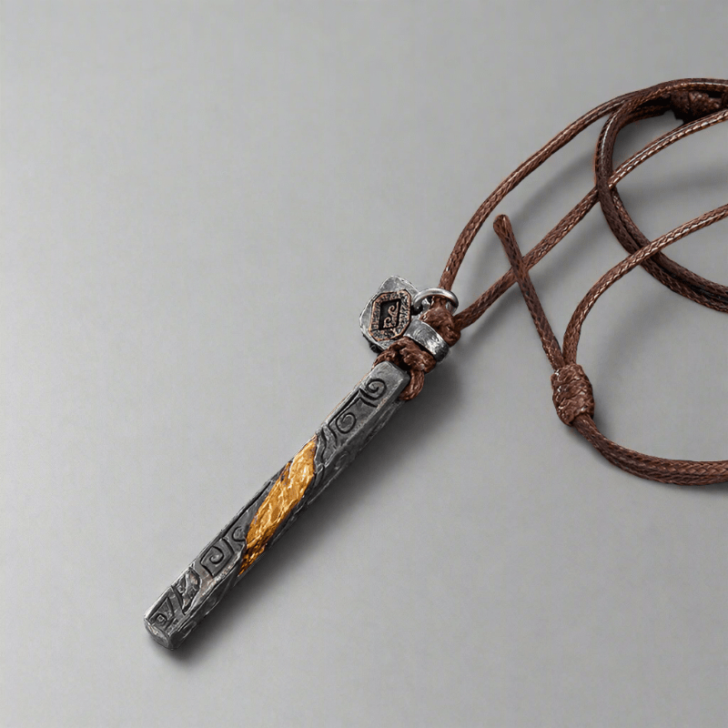 WeltNordischer Propheten Amulett Feuer Halskette