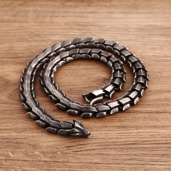 WorldNorse Nordischer Drache Punk Halskette