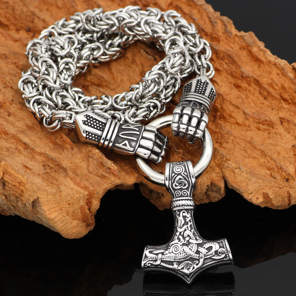 WorldNorse Viking Mjölnir Thors Hammer Halskette