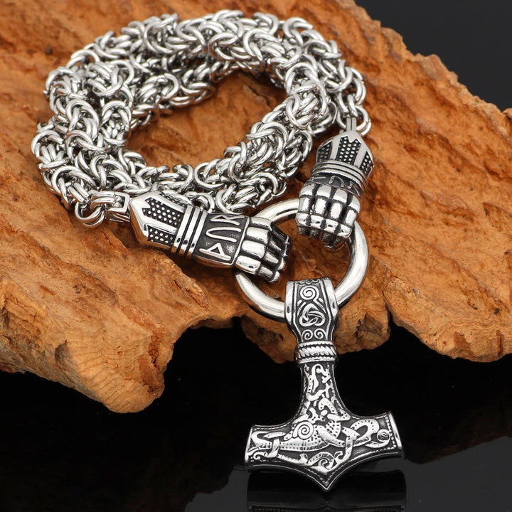 WorldNorse Viking Mjölnir Thors Hammer Halskette