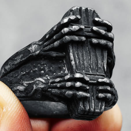 WorldNorse Gothic Skelett Sarg Grab Ring