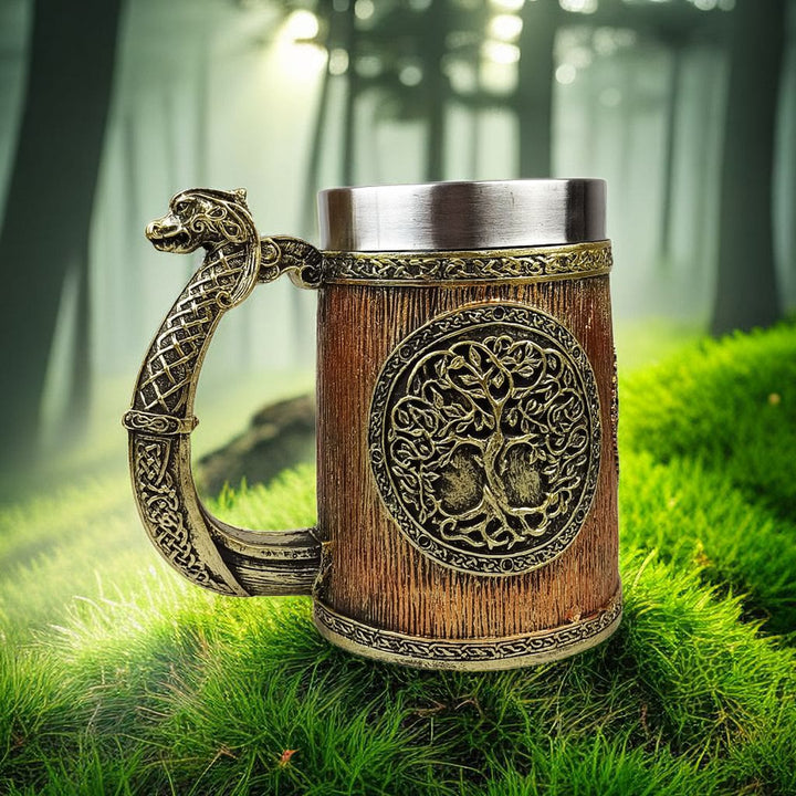 WorldNorse Yggdrasil Baum des Lebens Nordischer Drache