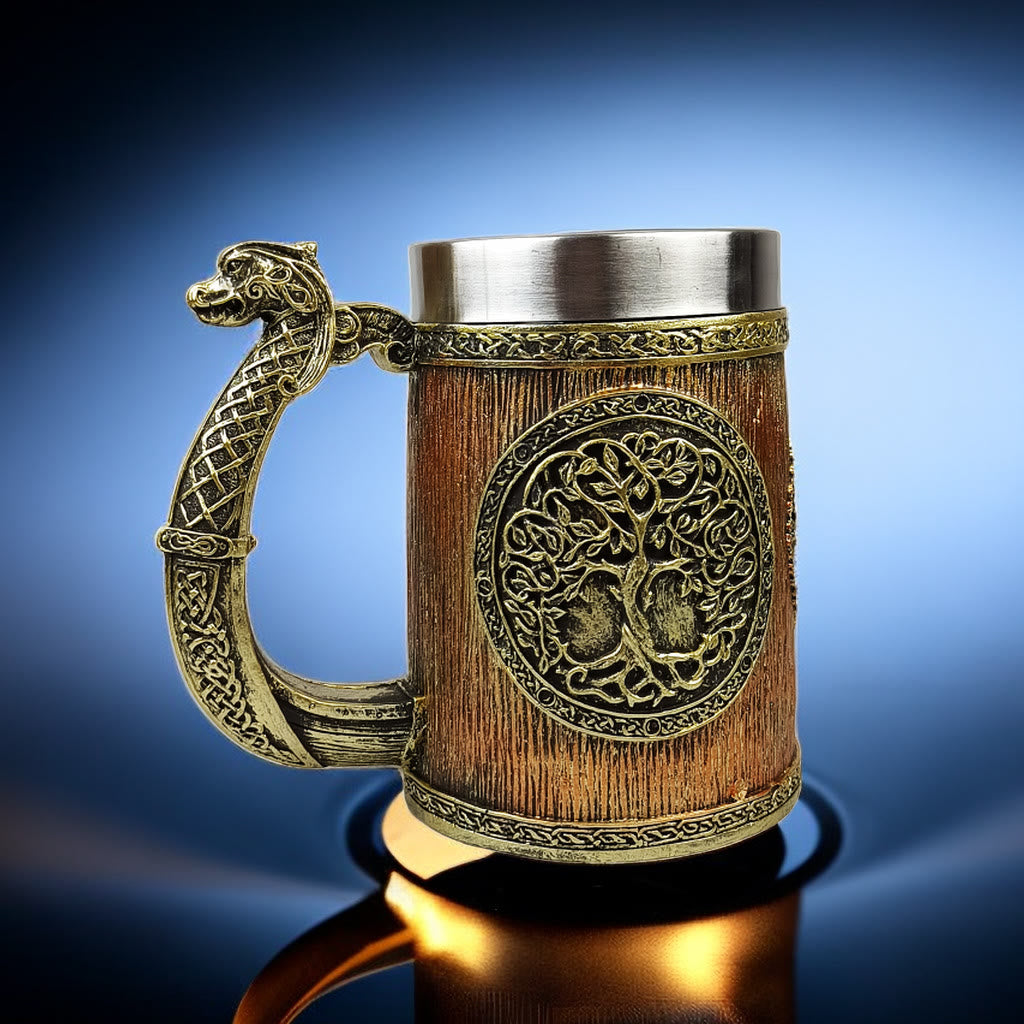 WorldNorse Yggdrasil Baum des Lebens Nordischer Drache