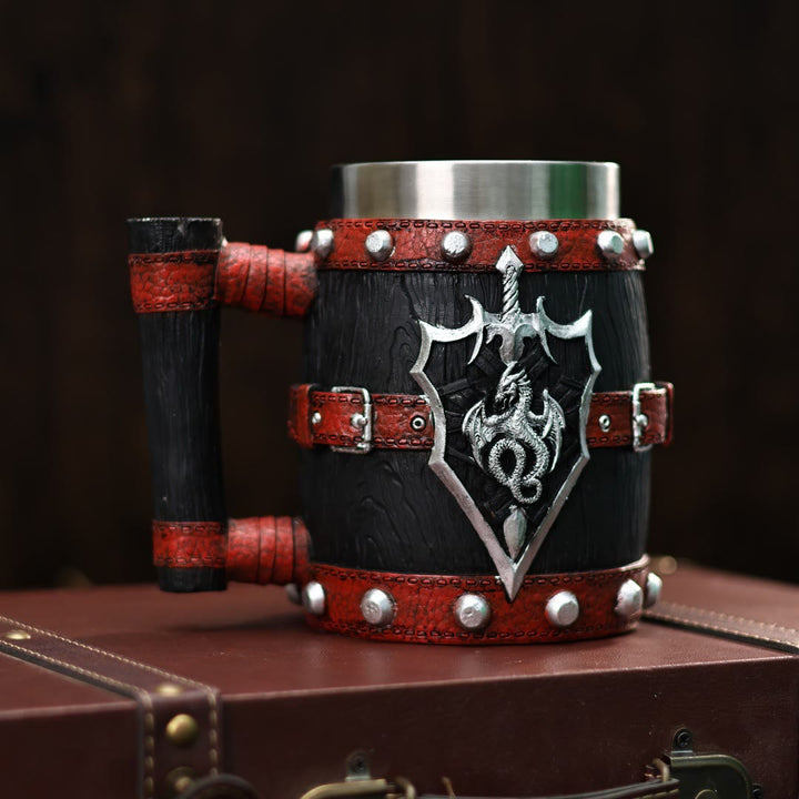 WorldNorse Bierkrug mit Nordischer Drache