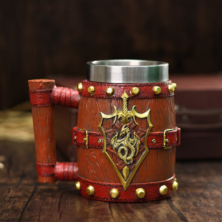 WorldNorse Bierkrug mit Nordischer Drache