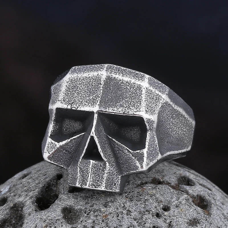 WorldNorse Harter Totenkopfring mit einzigartigem Design