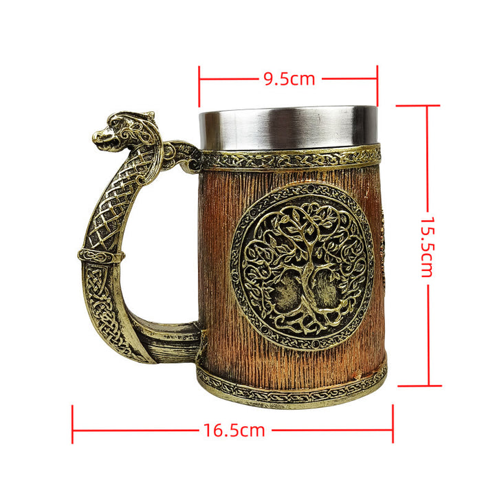 WorldNorse Yggdrasil Baum des Lebens Nordischer Drache