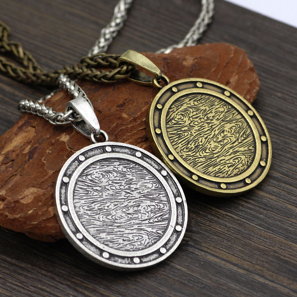WorldNorse Vegvisir Rune Runde Halskette
