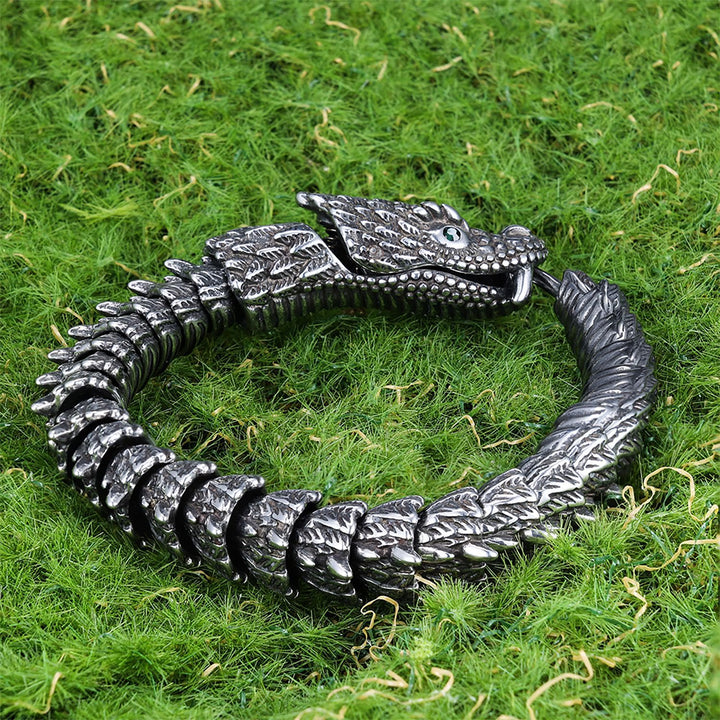 WorldNordisches Wikinger-Armband mit Schlangendesign