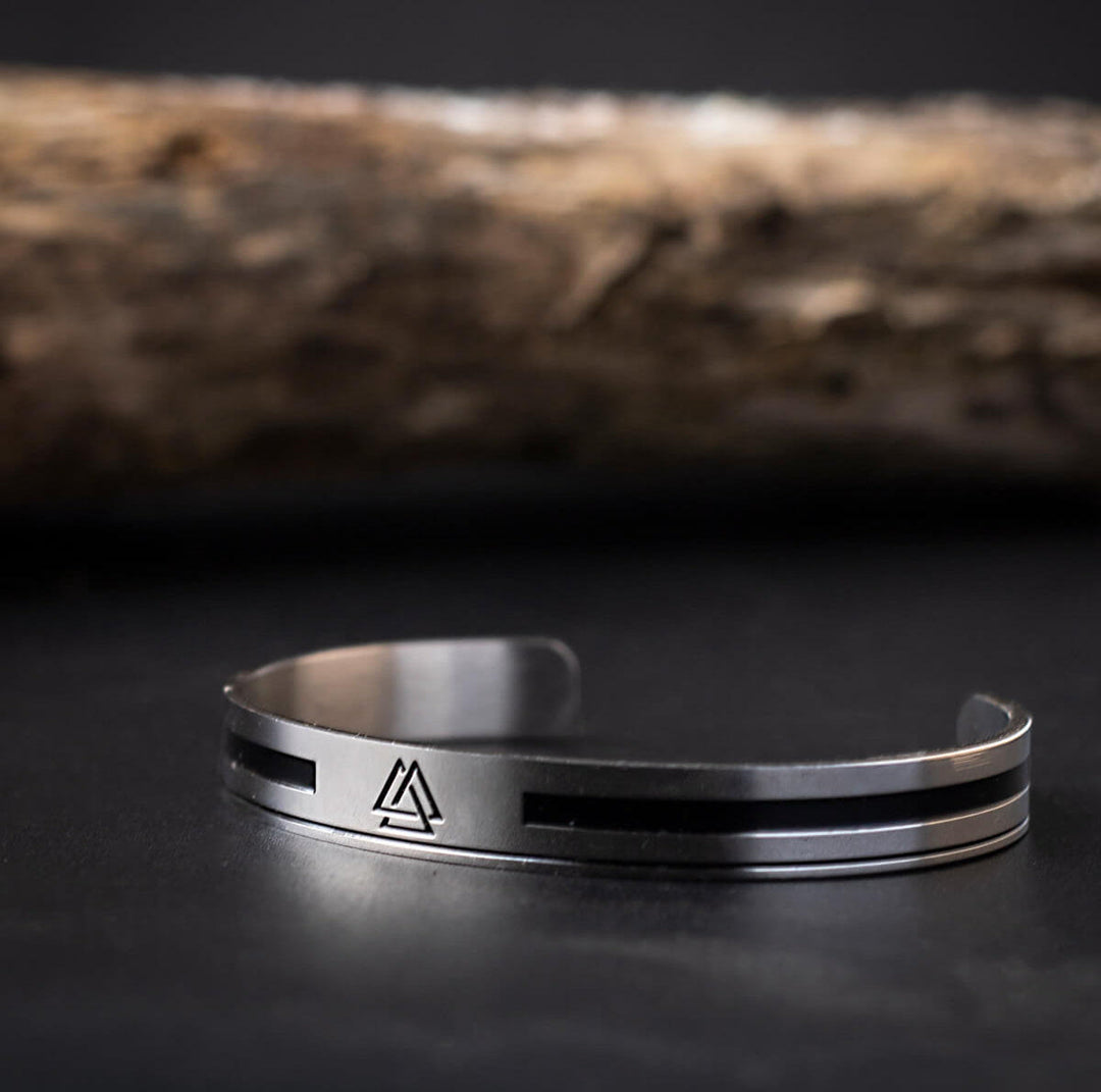 WorldNorse Odins Dreieck Valknut -Armband