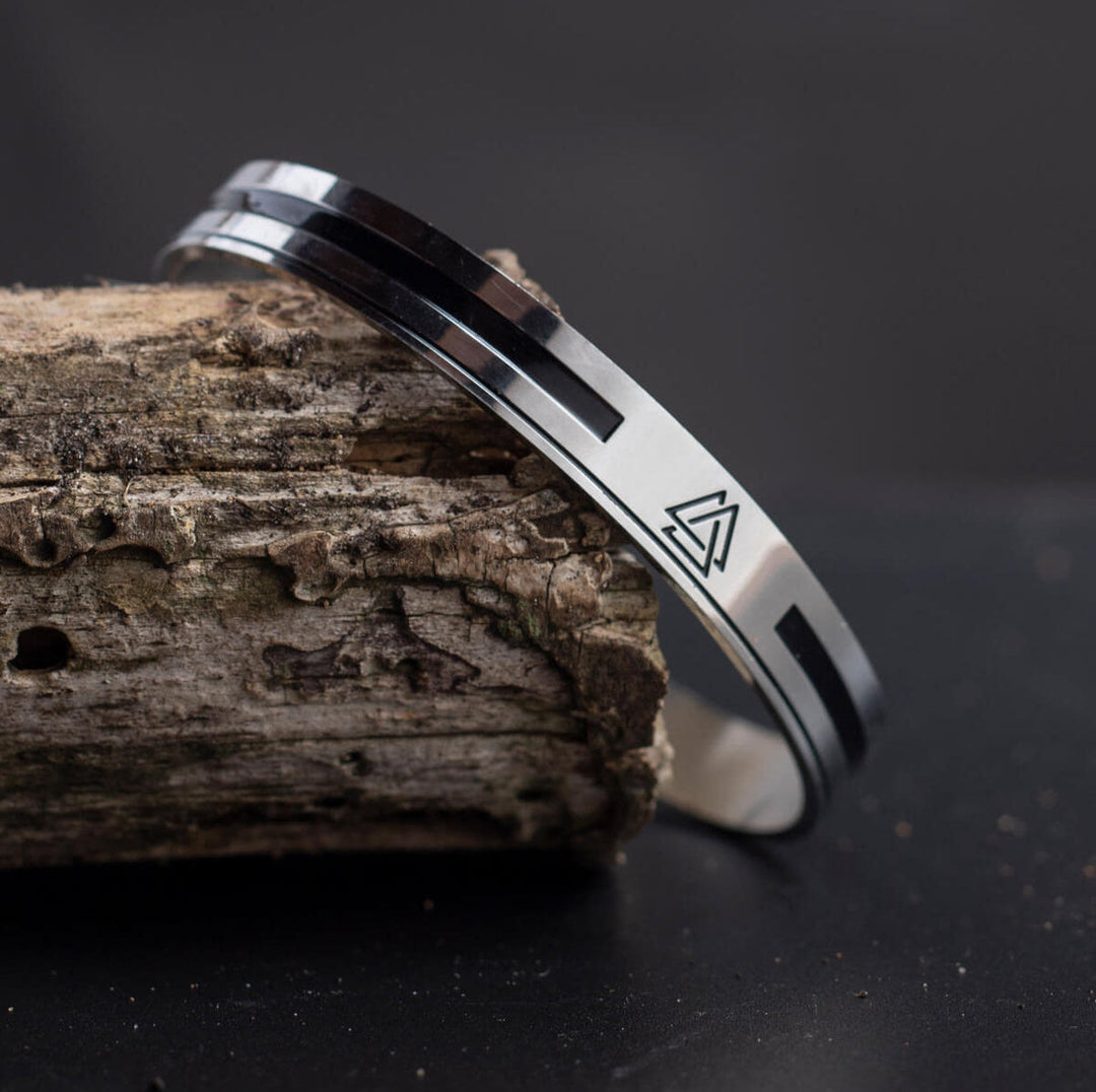 WorldNorse Odins Dreieck Valknut -Armband
