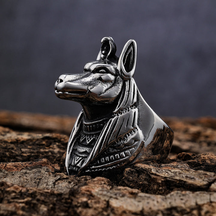 WeltNordischer ägyptischer Anubis-Ring, Todesgott