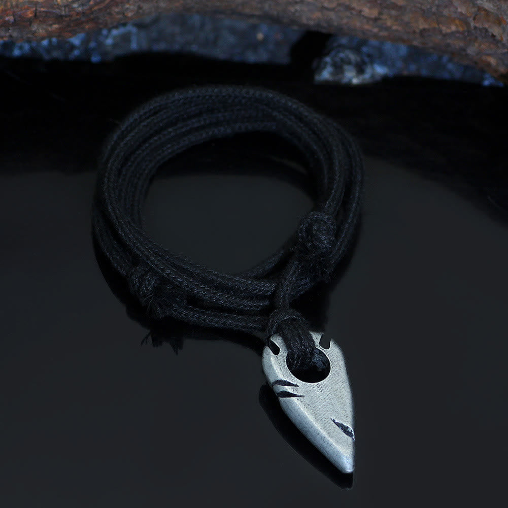 WorldNorse Einzigartige Retro-Halskette mit Pfeilspitze