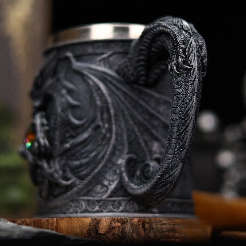WorldNorse Mittelalterlicher nordischer Fliegendrache-Becher