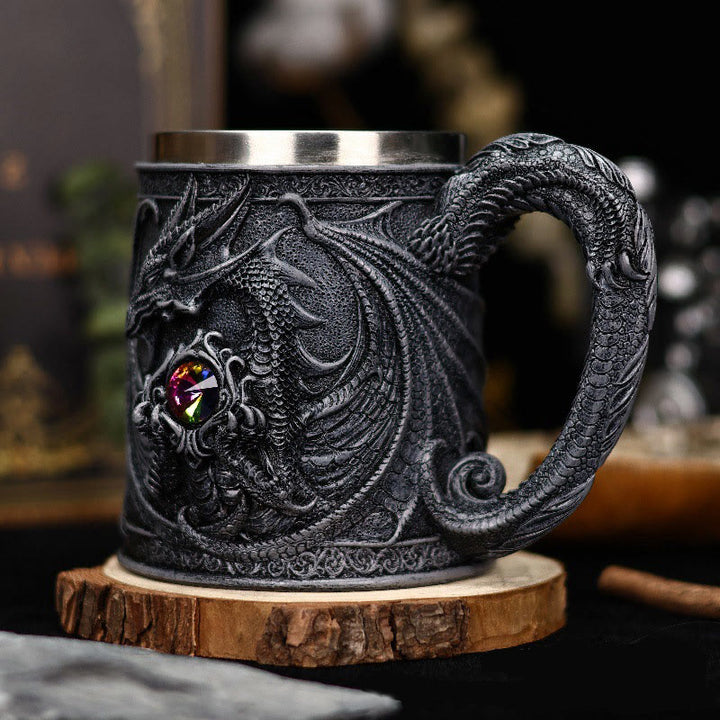 WorldNorse Mittelalterlicher nordischer Fliegendrache-Becher