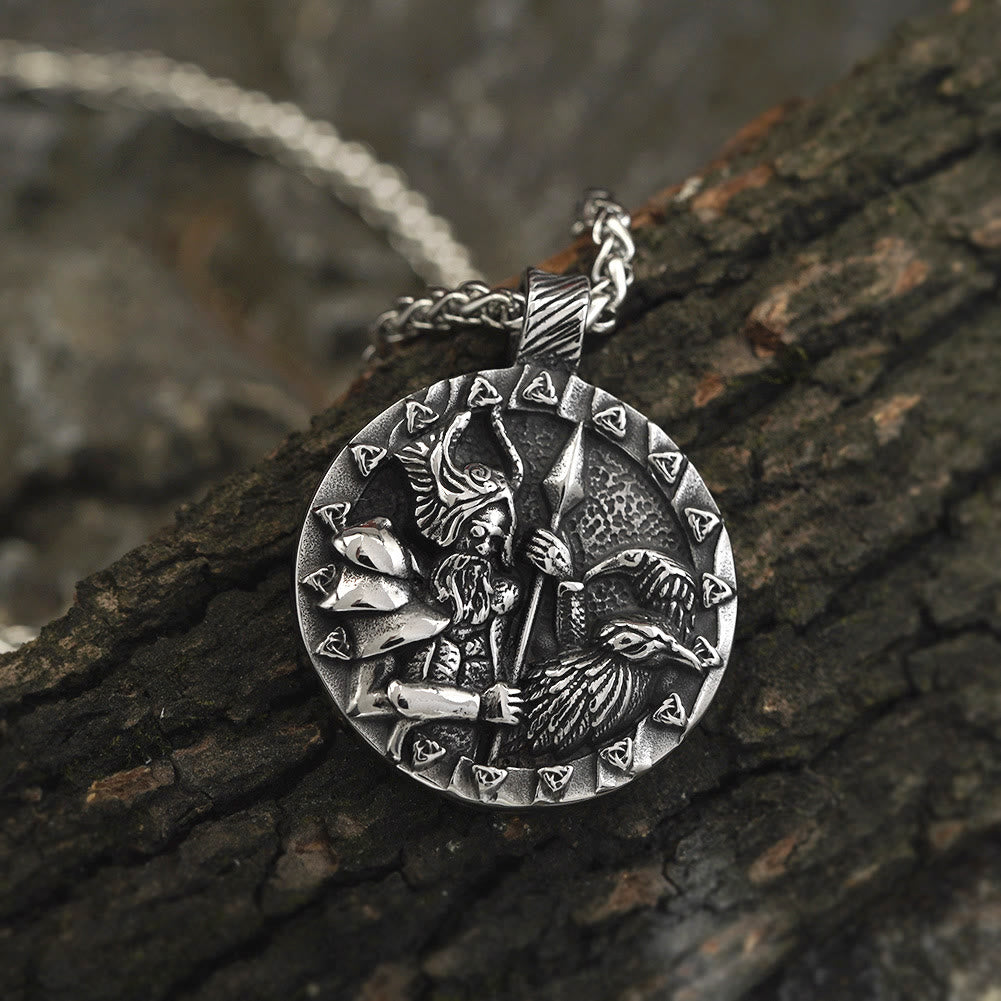 WorldNorse Triquetra Krieger Medaillon Halskette