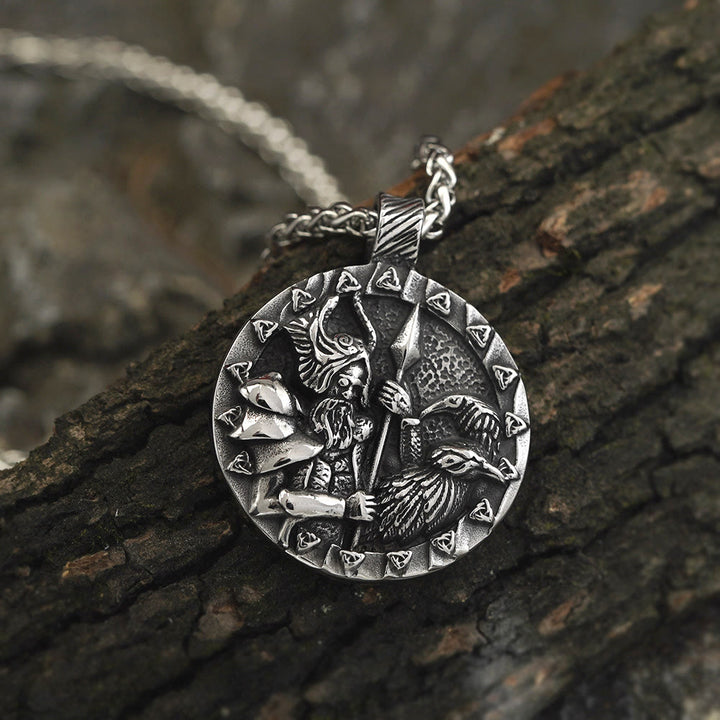 WorldNorse Triquetra Krieger Medaillon Halskette