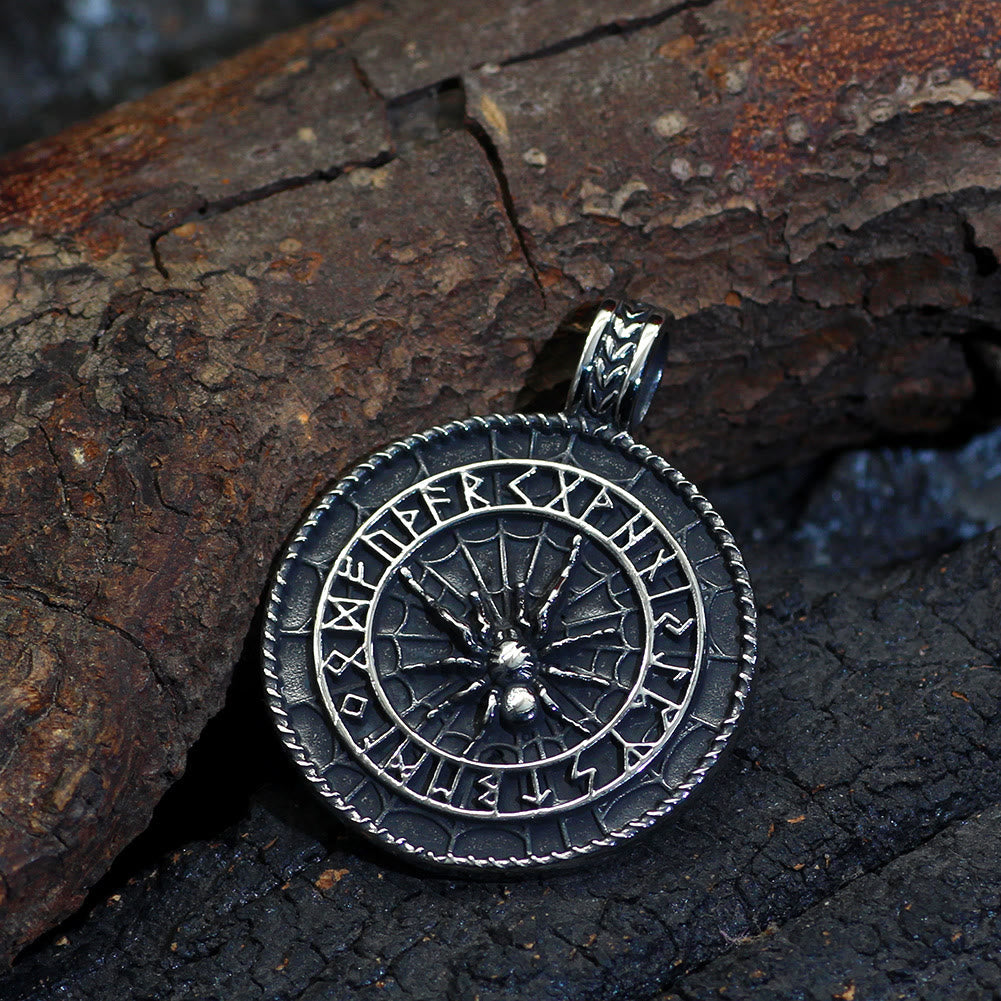 WorldNorse Viking Rune Spinnenhalskette
