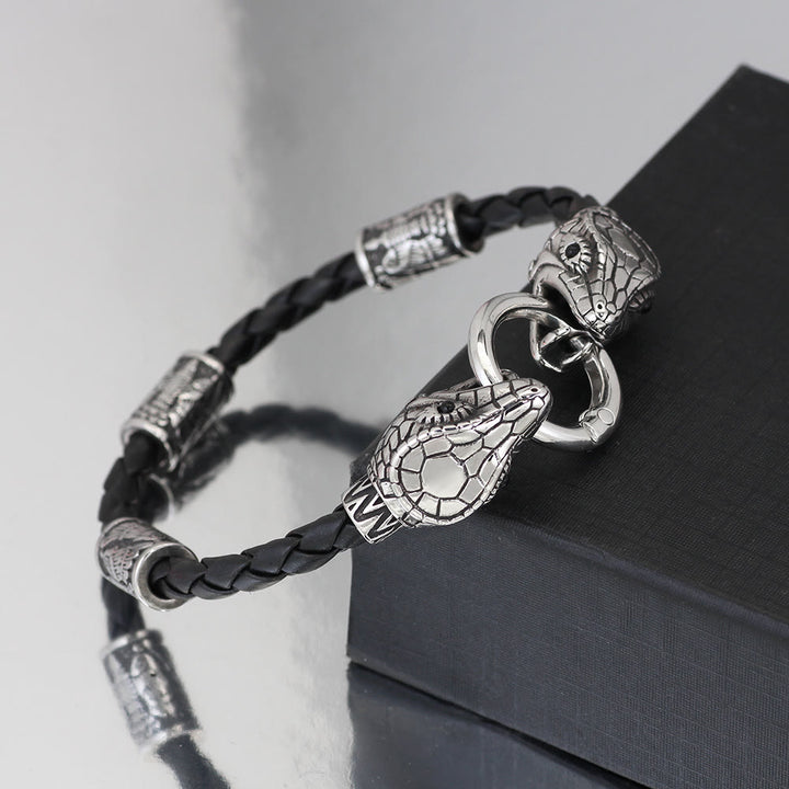 WorldNordisches Wikinger-Schlangenwächterarmband