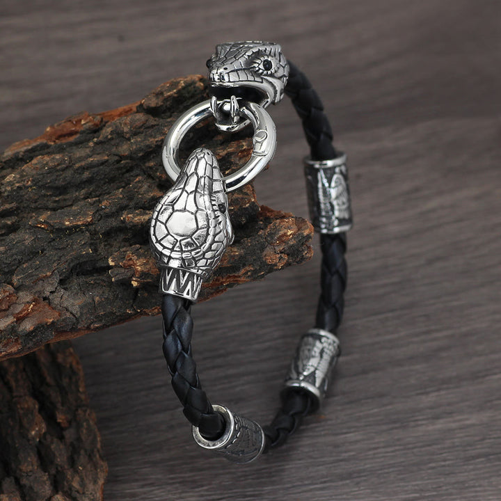 WorldNordisches Wikinger-Schlangenwächterarmband