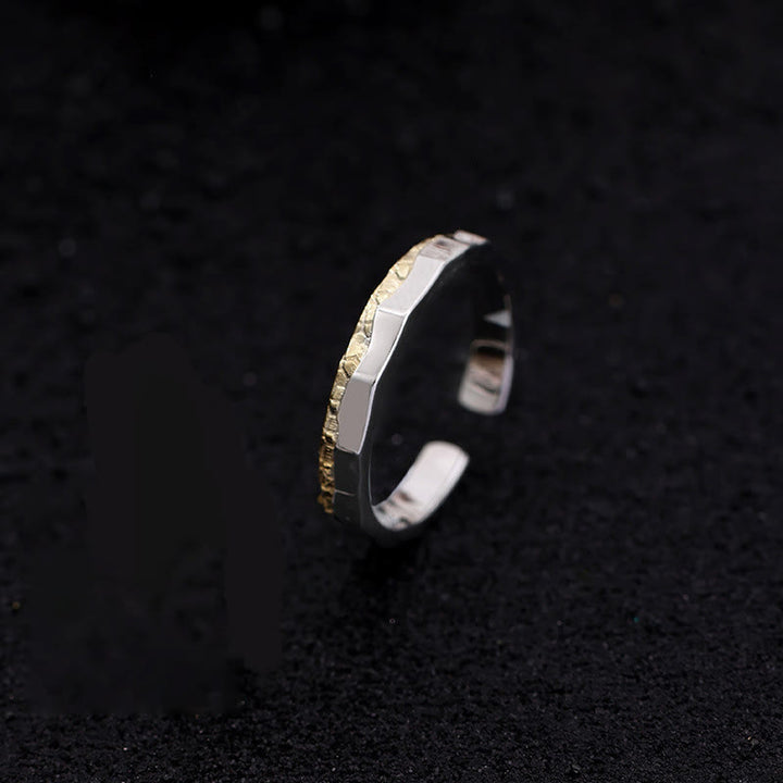 WorldNorse Gravur Zweifarbiger Ring