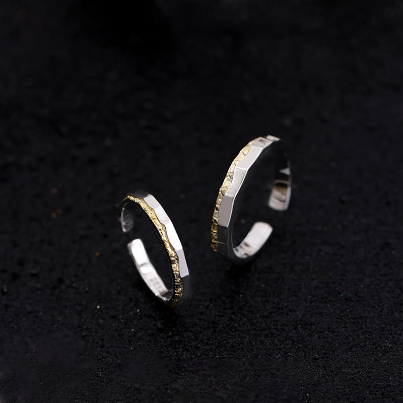 WorldNorse Gravur Zweifarbiger Ring