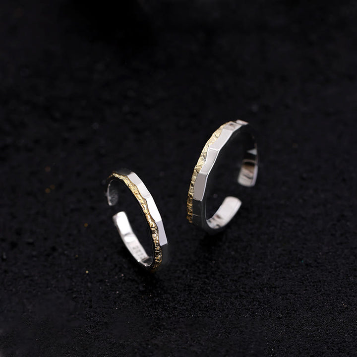 WorldNorse Gravur Zweifarbiger Ring