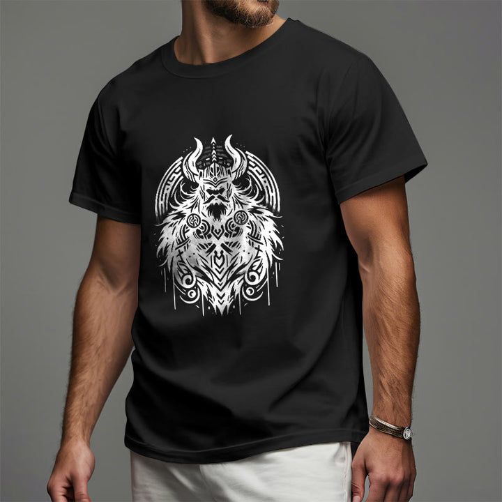 WorldNorse T-Shirt im Wikinger-Stil mit Odin-Krieger
