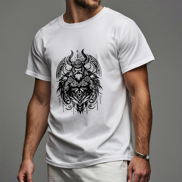 WorldNorse T-Shirt im Wikinger-Stil mit Odin-Krieger