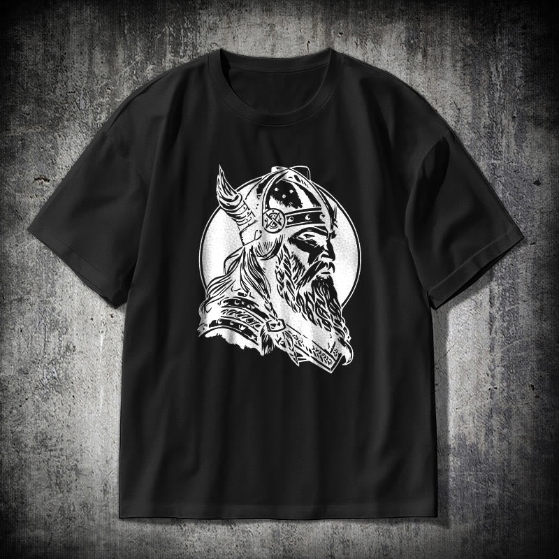 WorldNorse Wikinger Gottes Krieger T-Shirt - Schwarz - 2XL - image 0