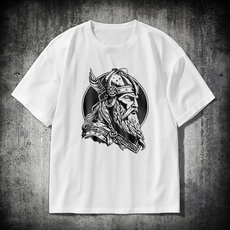 WorldNorse Wikinger Gottes Krieger T-Shirt - Weiß - 2XL - image 9