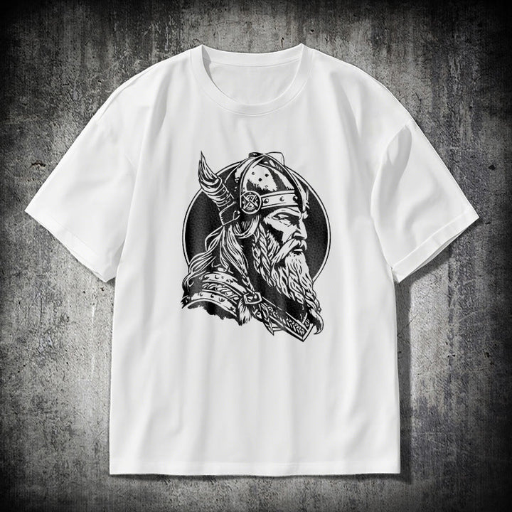 WorldNorse Wikinger Gottes Krieger T-Shirt - Weiß - 2XL - image 9