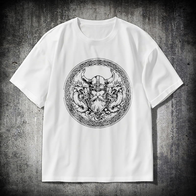 Odin T-Shirt mit Keltischer Knoten, nordisch, Gott des Nordens - Weiß - 2XL - image 9