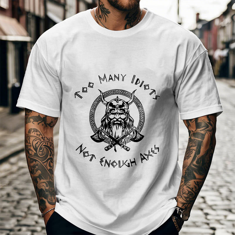 WorldNorse Viking Rune mit Krieger Axt T-shirt