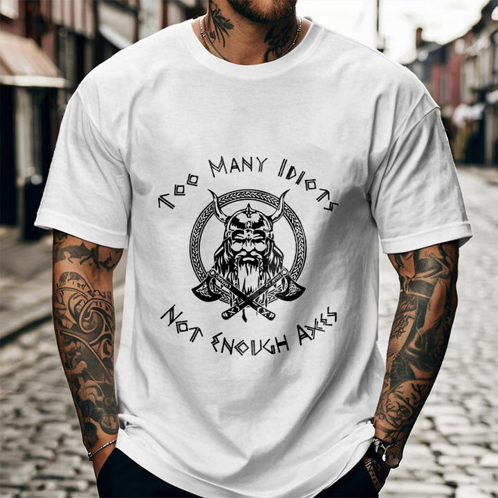 WorldNorse Viking Rune mit Krieger Axt T-shirt