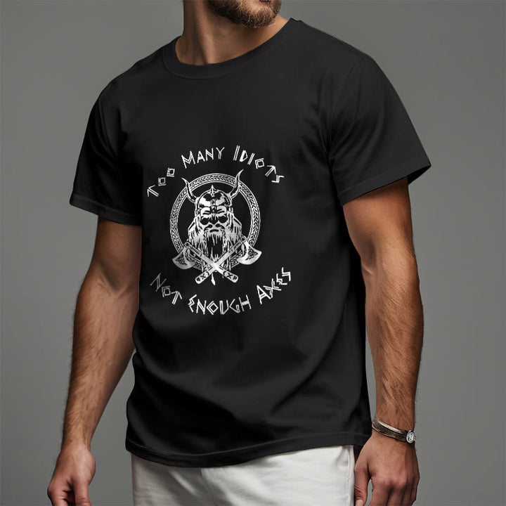 WorldNorse Viking Rune mit Krieger Axt T-shirt
