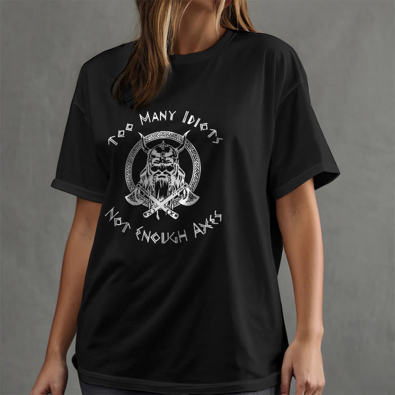 WorldNorse Viking Rune mit Krieger Axt T-shirt