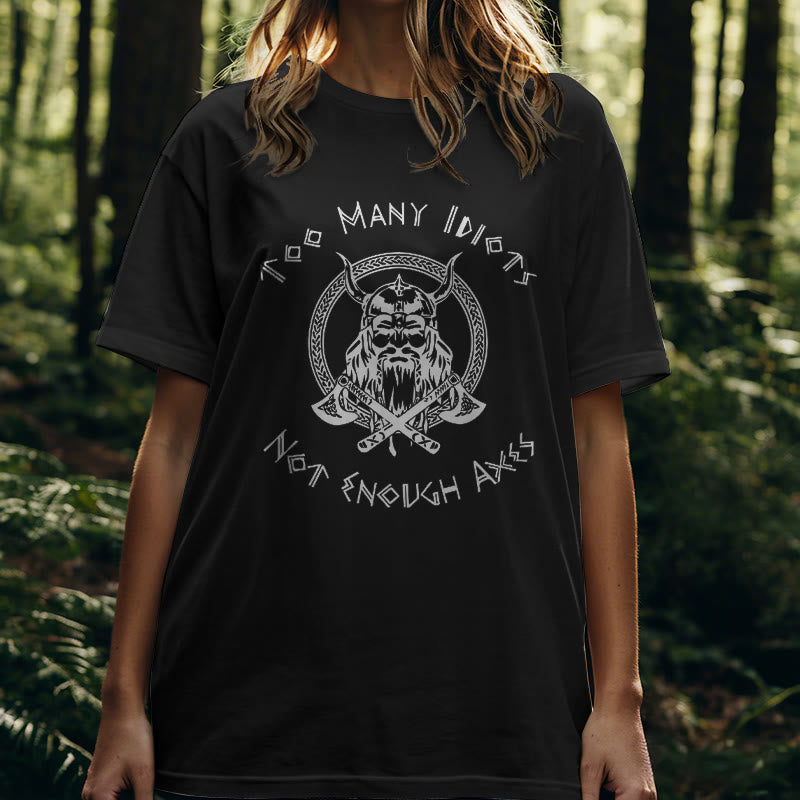 WorldNorse Viking Rune mit Krieger Axt T-shirt