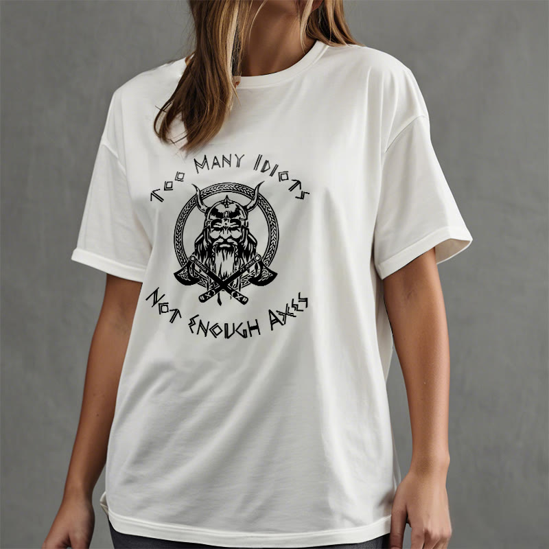 WorldNorse Viking Rune mit Krieger Axt T-shirt